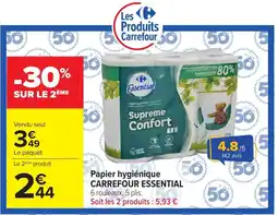 Carrefour Market Essential Papier hygiénique offre