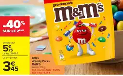 Carrefour M&M'S peanut offre