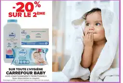 Carrefour Market Baby Talc de toilette doux offre
