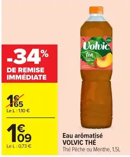 Carrefour VOLVIC Eau aromatisé offre