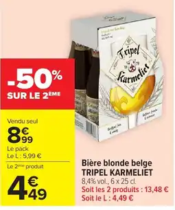 Carrefour Tripel Karmeliet offre