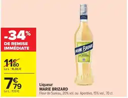 Carrefour MARIE BRIZARD Liqueur offre