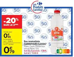 Carrefour Carrefour Classic' Eau aromatisée offre