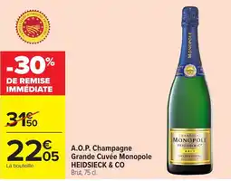 Carrefour HEIDSIECK & CO Monopole offre