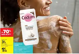 Carrefour Cadum Crème lavante SURGRAS offre