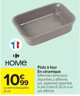 Carrefour HOME Plats à four offre