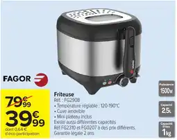 Carrefour FAGOR Friteuse offre
