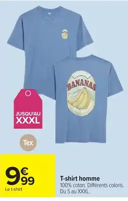 Carrefour Tex T-shirt homme offre