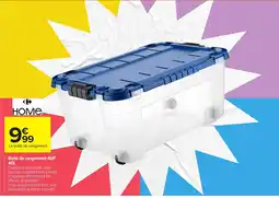 Carrefour HOME Boîte de rangement 4UP offre