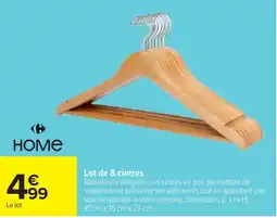 Carrefour HOME cintres offre