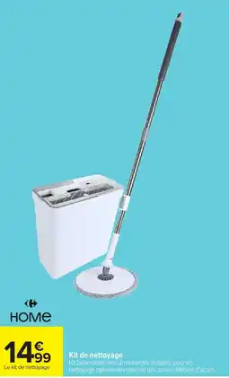 Carrefour HOME Kit de nettoyage offre
