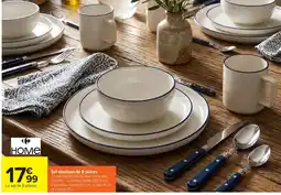 Carrefour CARREFOUR HOME Set étudiant de 8 pièces offre
