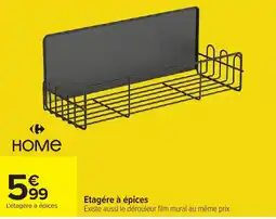 Carrefour HOME Etagère à épices offre