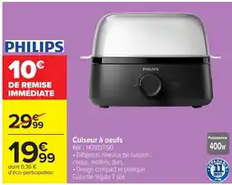 Carrefour PHILIPS Cuisseur à oeufs offre