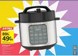 Carrefour MEDEK Multicuiseur 6L offre