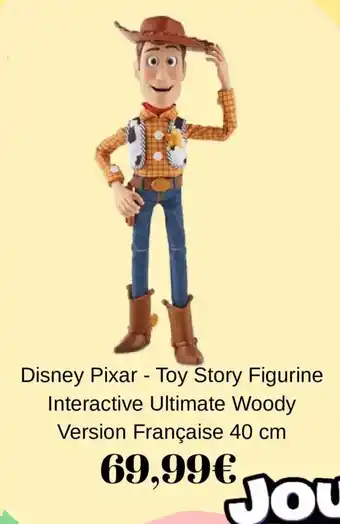 Disney Pixar - Toy Story Figurine Interactive Ultimate Woody Version Française