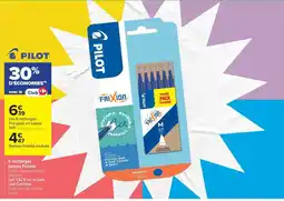 Carrefour Market PILOT Frixion recharges offre