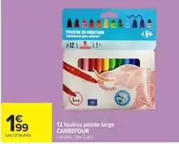 Carrefour Market CARREFOUR Feutres de coloriage offre