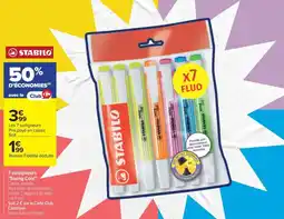 Carrefour Market STABILO surligneurs offre