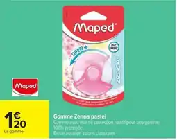 Carrefour Market Maped Gomme Zenoa pastel offre