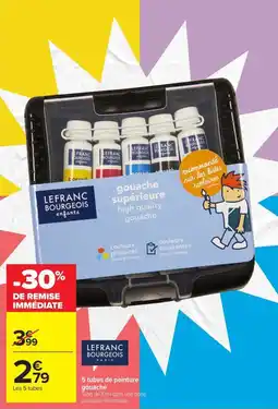 Carrefour Market LEFRANC BOURGEOIS gouache offre