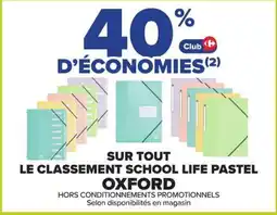 Carrefour Market Oxford sur tout le classement school life pastel offre