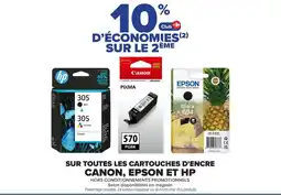 Carrefour Market Sur toutes les cartouches d'encre canon epson et hp offre