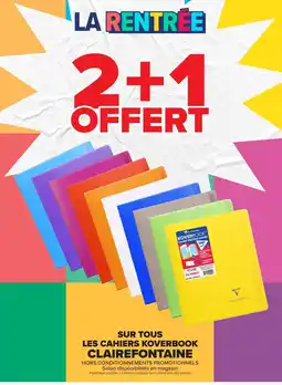 Carrefour Market Sur tous les cahiers koverbook clairefontaine offre