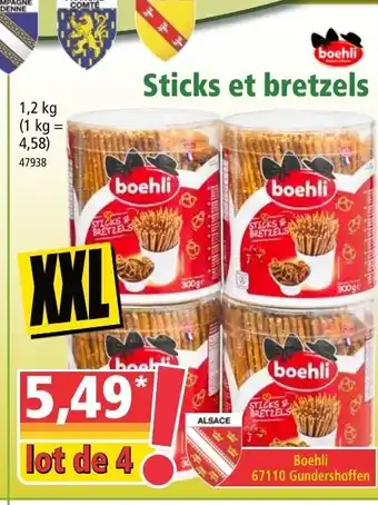 Norma Sticks Et Bretzels offre