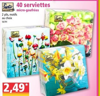 Norma 40 Serviettes offre