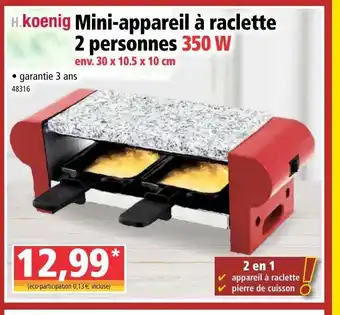 Norma Mini-Appareil à Raclette offre