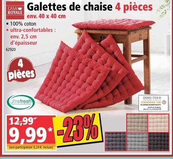 Norma Galettes de Chaise offre