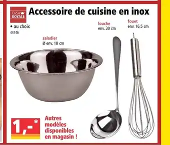 Norma Accessoire de Cuisine En Inox offre