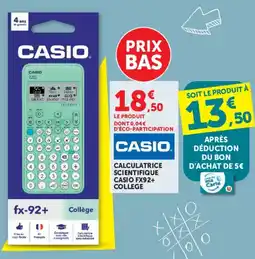Hyper U CASIO CALCULATRICE SCIENTIFIQUE offre