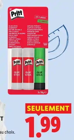 Lidl Pritt Glue Stick offre