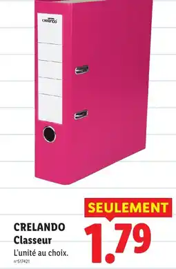 Lidl CRELANDO Classeur offre