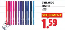 Lidl Crelando feutres offre