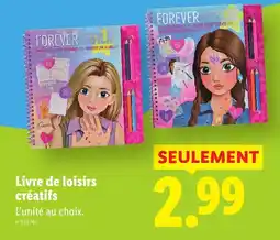 Lidl FOREVER Livre de loisirs créatifs offre