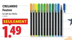 Lidl CRELANDO Feutres offre