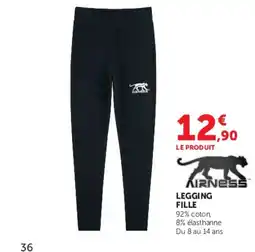 Hyper U AIRNESS LEGGING FILLE offre
