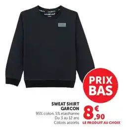 Hyper U hoko@noko SWEAT SHIRT GARCON offre