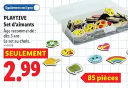 Lidl PLAYTIVE Set d'aimants offre