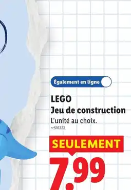 Lidl LEGO Jeu de construction offre