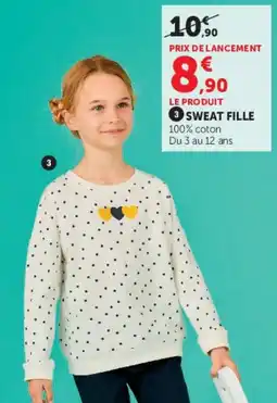 Hyper U SWEAT FILLE offre