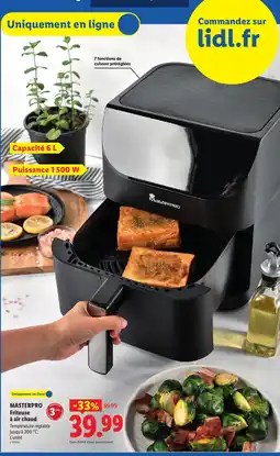 Lidl Masterpro friteuse à air chaud offre