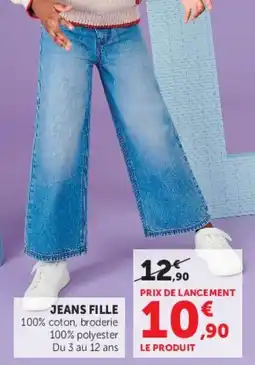 Hyper U JEANS FILLE offre