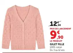 Hyper U GILET FILLE offre