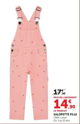 Hyper U SALOPETTE FILLE offre