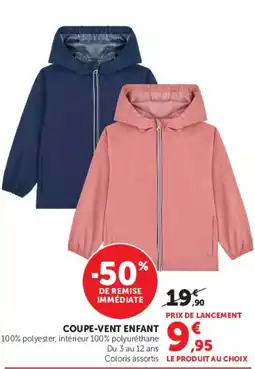 Hyper U Coupe-vent enfant offre