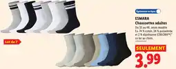 Lidl ESMARA Chaussettes adultes offre
